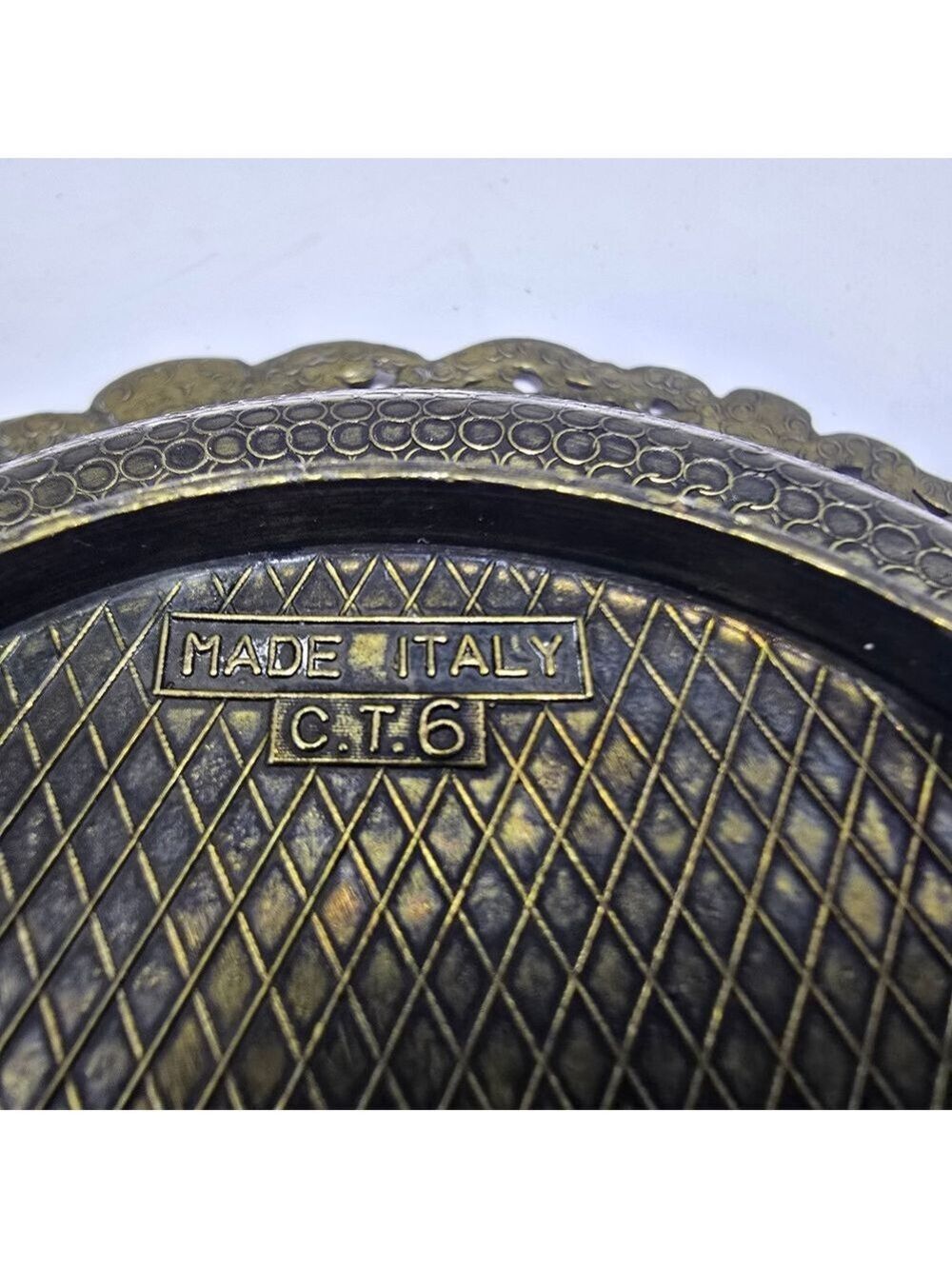 Elegant Brass Decorative Bowl - Picture 7 of 13